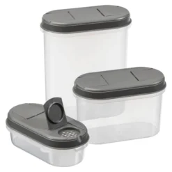 Lot De 3 Boîtes Verseuses 0,5 L 1,2 L Et 2,4 Litres