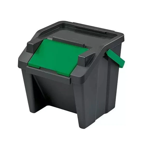 CEP 3 Poubelles Superposées Pour Tri Verres Papier Plastique 3 CEP 3 Poubelles Superposées Pour Tri Verres Papier Plastique – Image 3