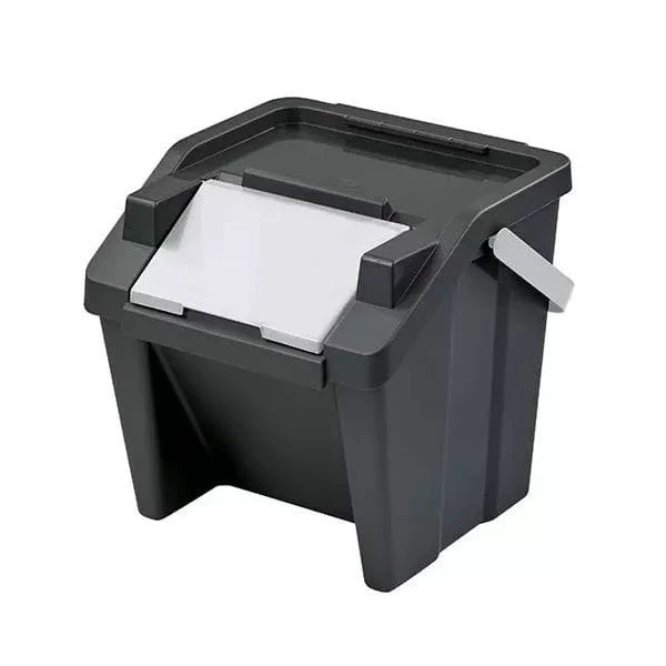 CEP 3 Poubelles Superposées Pour Tri Verres Papier Plastique 5 CEP 3 Poubelles Superposées Pour Tri Verres Papier Plastique – Image 5