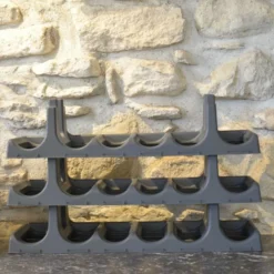 EDA 3 Supports Range Bouteilles Empilables 18 Bouteilles -Outils De Stockage 3 supports range bouteilles empilables 18 bouteilles 3