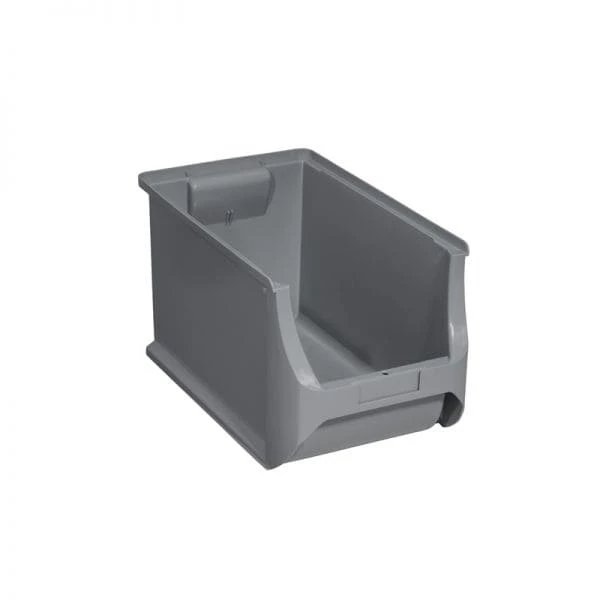 Bac à Bec Plastique Recyclé Gris Taille 4H Allit 2 Bac à Bec Plastique Recyclé Gris Taille 4H Allit – Image 2