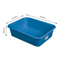 Bac à Diviseuse Rectangulaire 20 L Gilactiv® - Bleu -Outils De Stockage bac a diviseuse rectangulaire 20 l gilactiv bleu 2