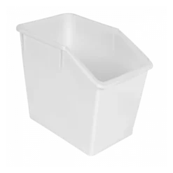 Bac à Ingrédients 80 L + 4 Patins - Blanc