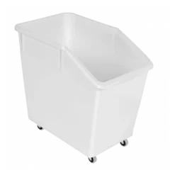 Bac à Ingrédients 80 L + 4 Roues - Blanc