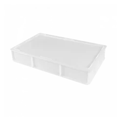 Bac à Pâtons 600 X 400 X 76 Mm 14 L - Blanc -Outils De Stockage bac a patons 600 x 400 x 76 mm 14 l blanc 2