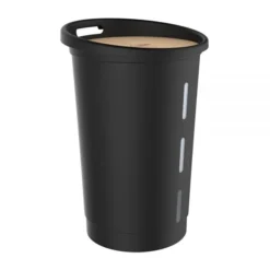 EDA Bac à Roulettes Pour Granulés De Bois Capacité 25 Kg