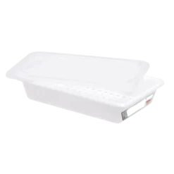 Bac Alimentaire Plat 3 L HACCP Avec Couvercle Et Grille