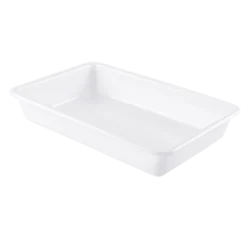 Bac Alimentaire Plat Blanc 5 Litres