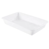 Bac Alimentaire Plat Blanc 8 Litres