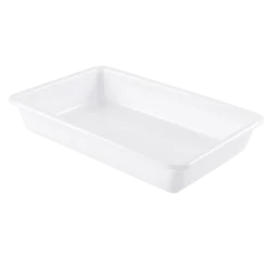 Bac Alimentaire Plat Blanc 8 Litres