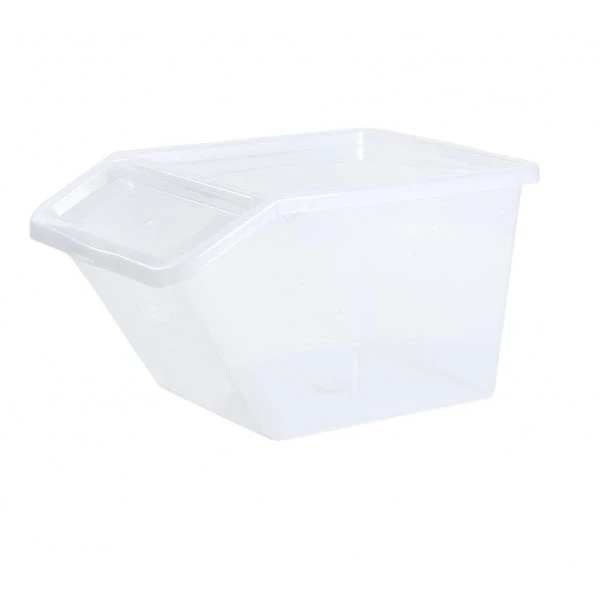 Bac De Rangement Incliné 40 Litres Avec Couvercle 1 Bac De Rangement Incliné 40 Litres Avec Couvercle
