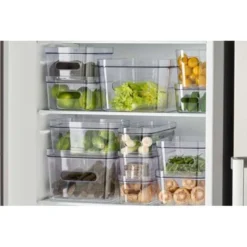 Bac De Rangement Frigo 5,3 Litres Compact M -Outils De Stockage bac de rangement polyvalent 53 l compact clear m smarstore 2