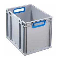 Caisse Gerbable Europe 432 EuroBox Gris Bleu Allit