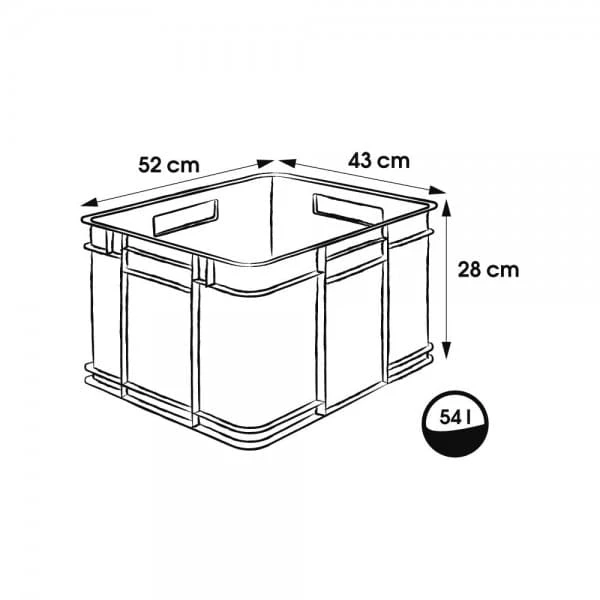 Keeeper Caisse De Rangement Transparente 54 Litres Euro-Box XXL 4 Keeeper Caisse De Rangement Transparente 54 Litres Euro-Box XXL – Image 4