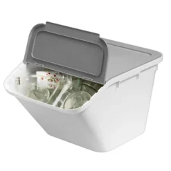 Bac De Rangement Ou Tri Avec Couvercle Incliné 37 Litres -Outils De Stockage bac de tri avec couvercle incline 37 litres 3