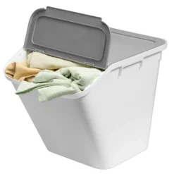 Grand Bac De Rangement Ou Tri Avec Couvercle Incliné 51 Litres -Outils De Stockage bac de tri avec couvercle incline 51 litres 4