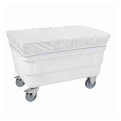 Bac Double-paroi 310 L - Roues Chape Inox - Blanc -Outils De Stockage bac double paroi 310 l roues chape inox blanc 2