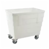 Bac Double-paroi 500 L - Roues Chape Inox - Blanc
