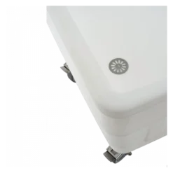 Bac Double-paroi 500 L - Roues Chape Inox - Blanc -Outils De Stockage bac double paroi 500 l roues chape inox blanc 2