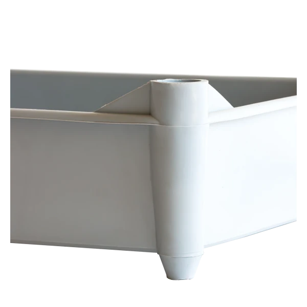 Bac Empilable Avec 4 Pieds 520 X 320 X 125 Mm - 11 L - Gris 2 Bac Empilable Avec 4 Pieds 520 X 320 X 125 Mm - 11 L - Gris – Image 2