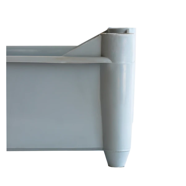 Bac Empilable Avec 4 Pieds 520 X 320 X 125 Mm - 11 L - Gris 3 Bac Empilable Avec 4 Pieds 520 X 320 X 125 Mm - 11 L - Gris – Image 3