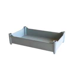 Bac Empilable Avec 4 Pieds 520 X 320 X 125 Mm - 11 L - Gris