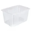 Keeeper Grand Bac Transparent Empilable Emboitable 45 Litres