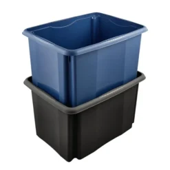Keeeper Bac Empilable En Plastique Recyclé 30 Litres -Outils De Stockage bac empilable en plastique recycle 30l 2