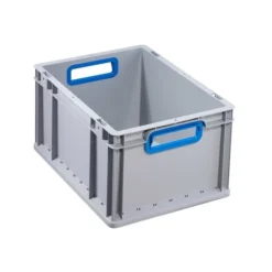 Caisse Gerbable Europe 422 EuroBox Gris Bleu Allit