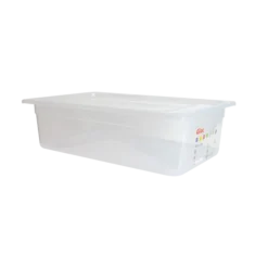 Bac Gastronorme GN1/1 HACCP + Couvercle - 150 Mm - 20 L - Lot De 2
