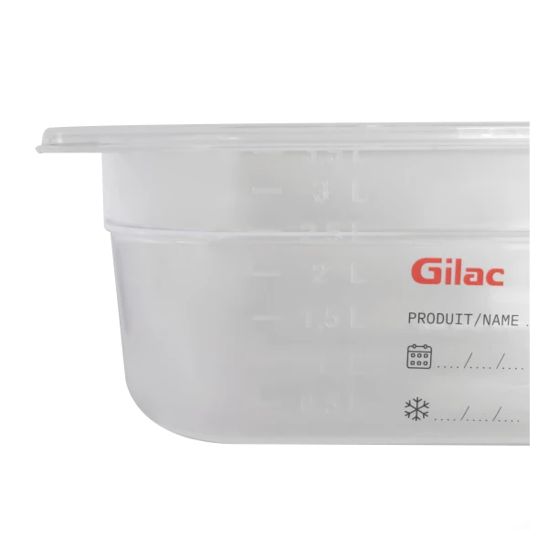 Bac Gastronorme GN1/3 HACCP + Couvercle - 100 Mm - 3,8 L - Lot De 2 2 Bac Gastronorme GN1/3 HACCP + Couvercle - 100 Mm - 3,8 L - Lot De 2 – Image 2
