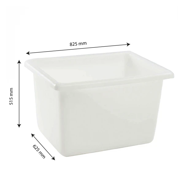 Bac Grand Volume 170 L - Blanc 2 Bac Grand Volume 170 L - Blanc – Image 2