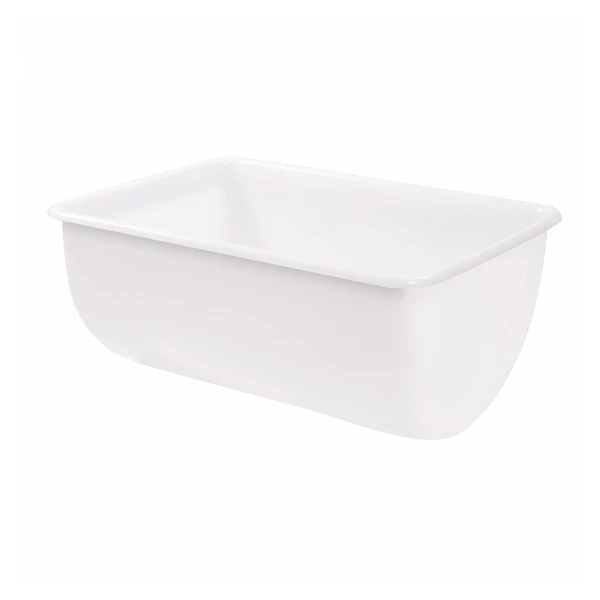 Bac Grand Volume Semi-cylindrique 170 L - Blanc 1 Bac Grand Volume Semi-cylindrique 170 L - Blanc
