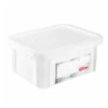 Bac HACCP 12 L Rectangulaire + Couvercle - Blanc