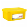 Bac HACCP 12 L Rectangulaire + Couvercle - Jaune