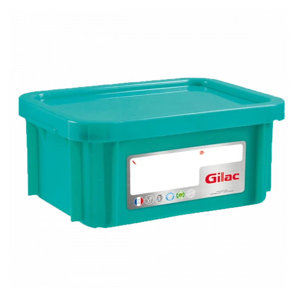 Bac HACCP 12 L Rectangulaire + Couvercle - Vert 1 Bac HACCP 12 L Rectangulaire + Couvercle - Vert