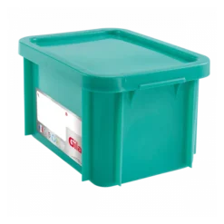 Bac HACCP 15 L Rectangulaire + Couvercle - Vert
