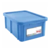 Bac HACCP 35 L Rectangulaire + Couvercle - Bleu