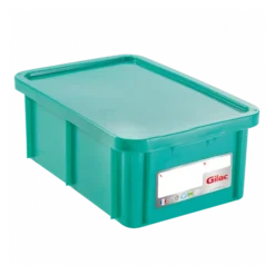 Bac HACCP 35 L Rectangulaire + Couvercle - Vert
