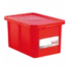Bac HACCP 55 L Rectangulaire + Couvercle - Rouge