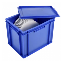 Bac Plein 400 X 300 27 L + Couvercle - Bleu 5 Bac Plein 400 X 300 27 L + Couvercle - Bleu -Outils De Stockage bac plein 400 x 300 27 l couvercle bleu 2