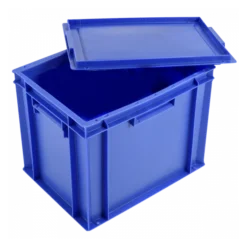 Bac Plein 400 X 300 27 L + Couvercle - Bleu