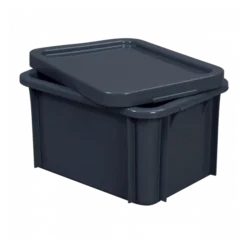 Bac Rectangulaire 15 L - Gris -Outils De Stockage bac rectangulaire 15 l gris 2