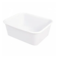 Bac Rectangulaire Renforcé Emboîtable 30 L - Blanc