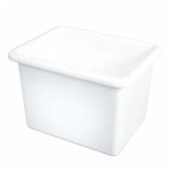 Bac Rectangulaire Renforcé Emboîtable 55 L - Blanc