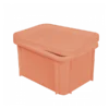 Bac Renforcé Avec Couvercle 400 X 300 15 L - Terracotta
