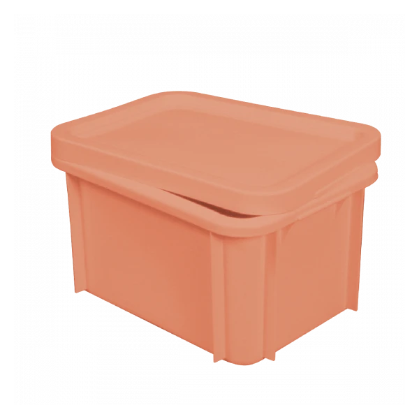 Bac Renforcé Avec Couvercle 400 X 300 15 L - Terracotta 1 Bac Renforcé Avec Couvercle 400 X 300 15 L - Terracotta