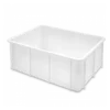 Bac Renforcé Grand Volume Empilable 120 L - Blanc