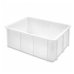 Bac Renforcé Grand Volume Empilable 120 L - Blanc