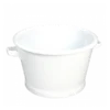 Baquet Rond Fond Renforcé 50 L - Blanc